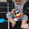 BABY EINSTEIN kelj fel Jancsi Rágóka építőjáték zebra Stack & Wobble Zen™ 3hó+