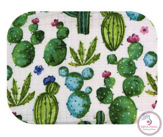 Vaganza mintás textil pelenka 75*75 cm Kaktusz 
