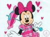 Disney Minnie rövid ujjú baba body fehér, 98-as