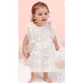   Alkalmi kislány csipke ruha, keresztelő ruha babáknak, 80-as 