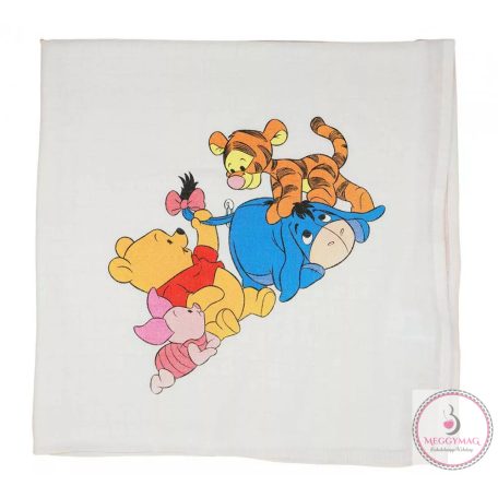 Disney Micimackó textil (tetra) pelenka (méret: 70x70)