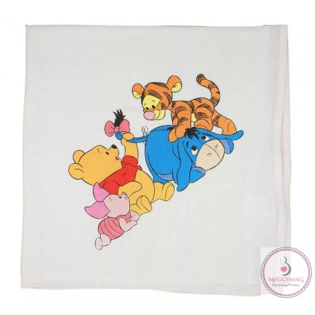 Disney Micimackó textil (tetra) pelenka (méret: 70x70)