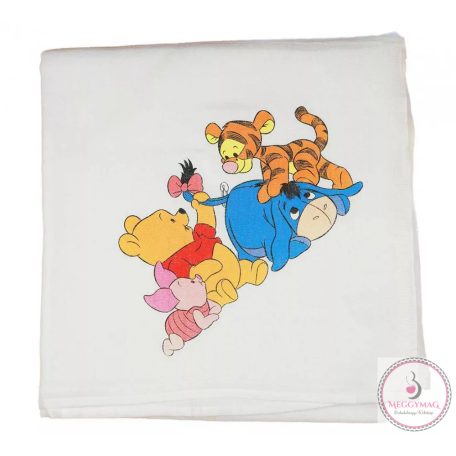 Disney Micimackó és barátai textil-tetra kifogó-törölköző 140x140