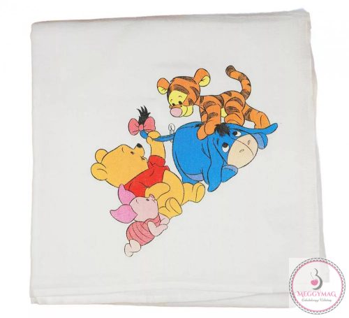 Disney Micimackó és barátai textil-tetra kifogó-törölköző 140x140