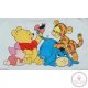 Disney Micimackó és barátai gumis lepedő fehér 60*120 - 70*140