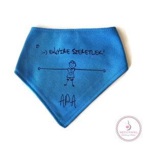 Feliratos nyálkendő, kifordítható