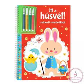 Itt a húsvét - Színező matricákkal és filctollal