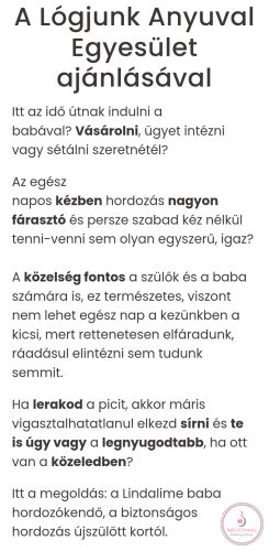 LL rugalmas hordozókendő, szürke