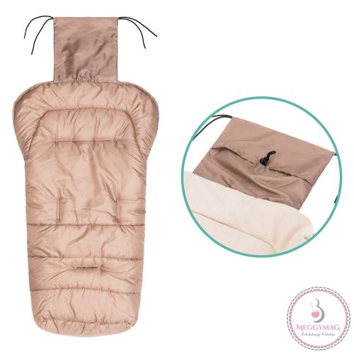 Fillikid bundazsák babakocsiba Eco big 1220-09 natúr