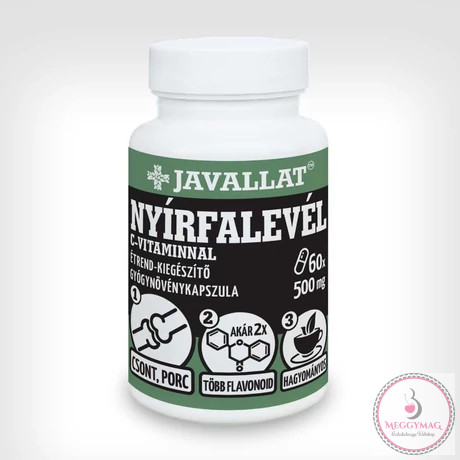 Nyírfalevél C-vitaminnal étrend-kiegészítő kapszula 
