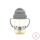 Baby Care szívószálas itató fogantyúval 275ml - Grey/Yellow