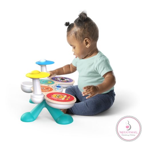 BABY EINSTEIN Zenélő játék dob készlet Together in Tune Drums™ Connected Magic Touch™ HAPE 12hó+