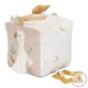 Little Dutch készségfejlesztő plüss kocka - Newborn Naturals