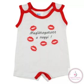 Meglátogatott a nagyi! feliratos ujjatlan napozó, 68-as