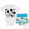 Disney Mickey fiú nyári 2 részes body/short szett Bajusz, 56-os