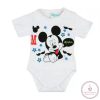 Disney Mickey fiú nyári 2 részes body/short szett Bajusz, 62-es