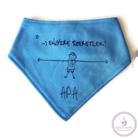 Feliratos nyálkendő, kifordítható