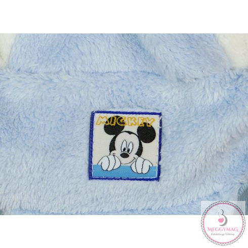 Disney Mickey fiú wellsoft sapka+sál szett, 74-es