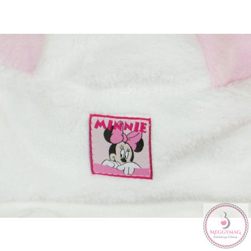 Disney Minnie lányka wellsoft sapka+sál szett, 74-es