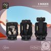 Moni i-MAXX autósülés, isofix, forgatható, 2 plüss+párna 40-150cm BÉZS, KÉSZLETEN A BOLTBAN!