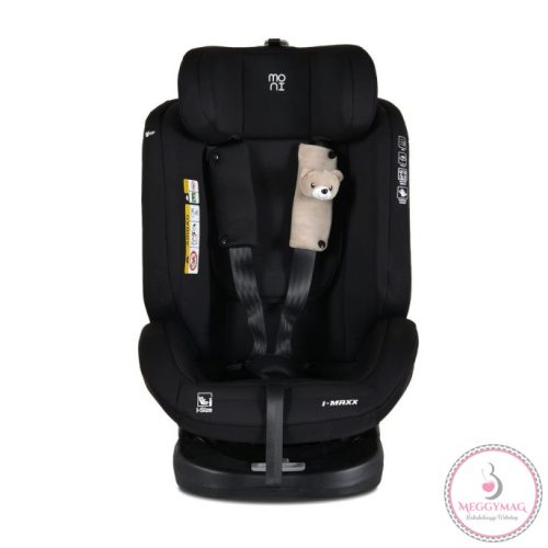 Moni i-MAXX autósülés, isofix, forgatható, 2 plüss+párna 40-150cm BÉZS, KÉSZLETEN A BOLTBAN!