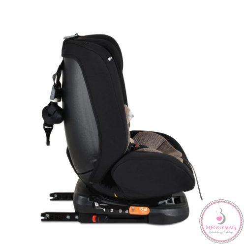Moni i-MAXX autósülés, isofix, forgatható, 2 plüss+párna 40-150cm BÉZS, KÉSZLETEN A BOLTBAN!