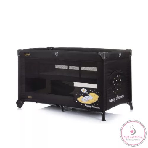 Chipolino Ariel multifunkciós utazóágy - Ebony 