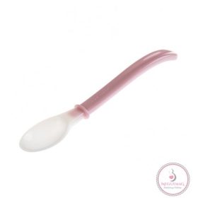 Műanyag kanál puha szilikonos végződéssel
