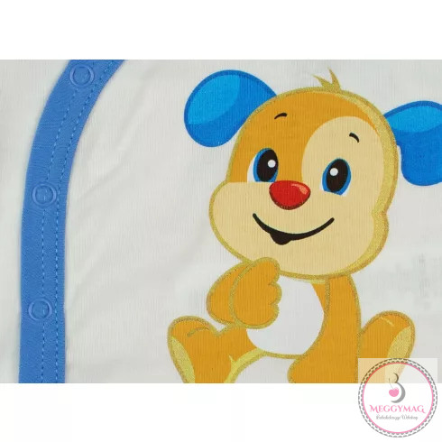 Fisher-Price rövid ujjú elől patentos baba body, 68-as