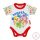 Fisher-Price rövid ujjú baba body fehér, 92-es