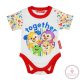 Fisher-Price rövid ujjú baba body fehér, 92-es