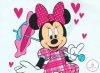 Disney Minnie rövid ujjú baba body fehér, 50-es