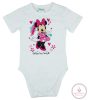 Disney Minnie rövid ujjú baba body fehér, 56-os