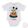 Disney Mickey rövid ujjú body fehér, 62-es