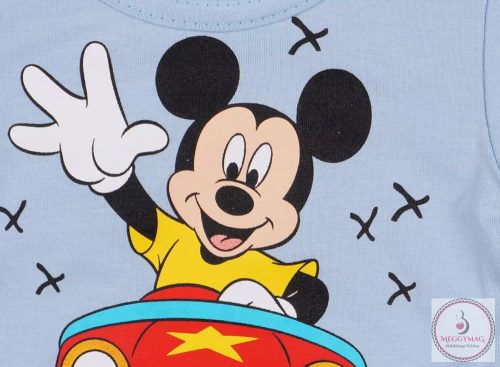Disney Mickey rövid ujjú body kék, 56-os