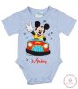 Disney Mickey rövid ujjú body kék, 68-as