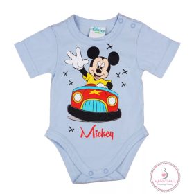 Disney Mickey rövid ujjú body kék, 68-as