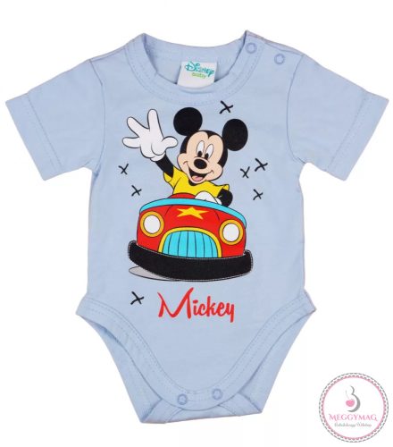 Disney Mickey rövid ujjú body kék, 68-as