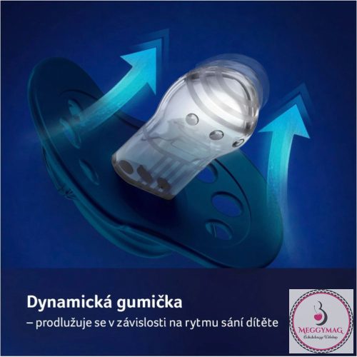 Lovi Szilikon dinamikus cumi 0-2m, Baby Lány - rózsaszín