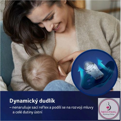 Lovi Szilikon dinamikus cumi 0-2m, Baby Lány - rózsaszín