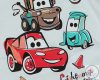 Disney Cars baby/Verdák ujjatlan baba napozó, 80-as