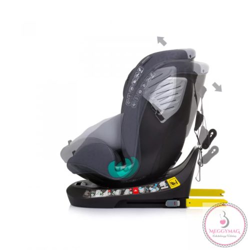 Chipolino Supreme autósülés Isofix 40-150cm - Granite