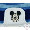 Disney Mickey csíkos| kötött| bélelt| bojtos sapka, 2-6 év