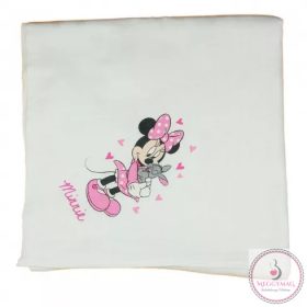 Disney Minnie textil pelenka 70x70cm nyuszis 