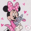 Disney Minnie textil pelenka 70x70cm nyuszis 