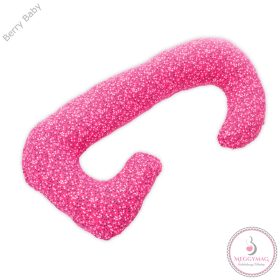   Berrybaby 2in1 kismama és szoptatós párna - Pink pöttyös jersey
