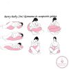 Berrybaby 2in1 kismama és szoptatós párna - Pink pöttyös jersey