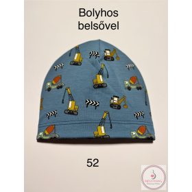 Minimanó pamut sapka Munkagép 52 cm  