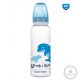 Canpol babies műanyag formázott cumisüveg LOVE&SEA 250 ml 12 hó+, Delfin