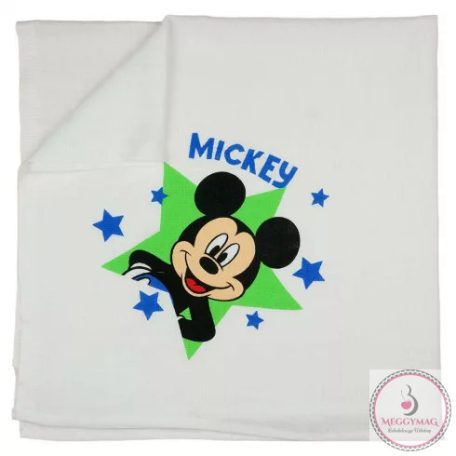 Textil tetra pelenka Mickey egér mintával 70x90cm